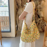 Load image into Gallery viewer, Western-style fashionable diagonal straddle bag, large capacity single-shoulder shopping bag, fashionable canvas bag
