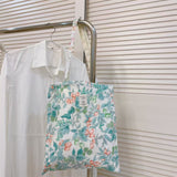 Load image into Gallery viewer, Spring and summer new floral cotton bag, single-shoulder women&#39;s cloth bag, artistic fresh and all-matching, large capacity