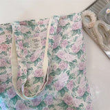 Load image into Gallery viewer, Spring and summer new floral cotton bag, single-shoulder women&#39;s cloth bag, artistic fresh and all-matching, large capacity